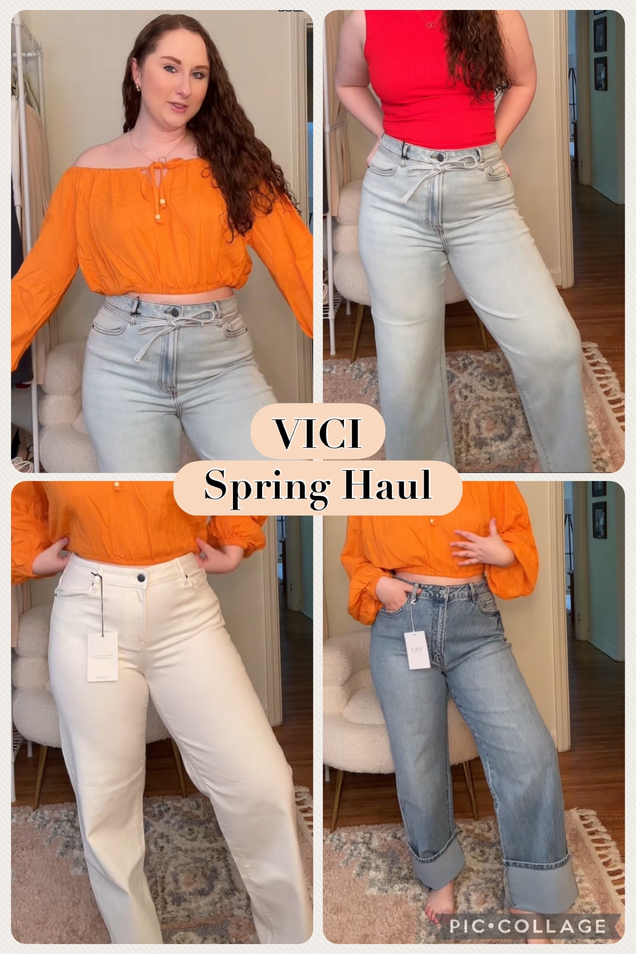 VICI haul! The best jeans for the curvier girls! 🤍 

#LTKStyleTip #LTKFindsUnder100 #LTKMidsize