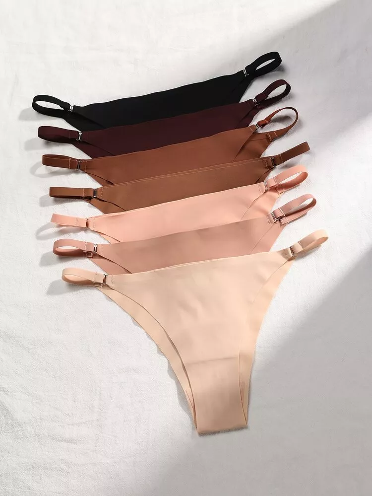 DEANGELMON Women String Bikini Panties Seamless Underwear Microfiber No  Show Inv