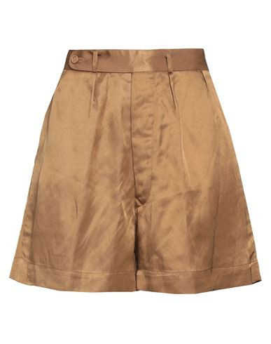 True Nyc Woman Shorts & Bermuda Shorts Camel Size 29 Viscose, Linen | YOOX (US)