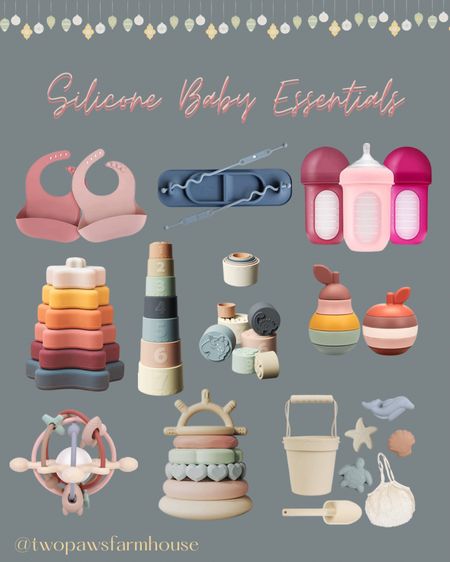 Silicone baby toys and essentials! We love our silicone baby products! They are soft and safe for babies! And so easy to clean!! 

#LTKbaby #LTKbump #LTKkids