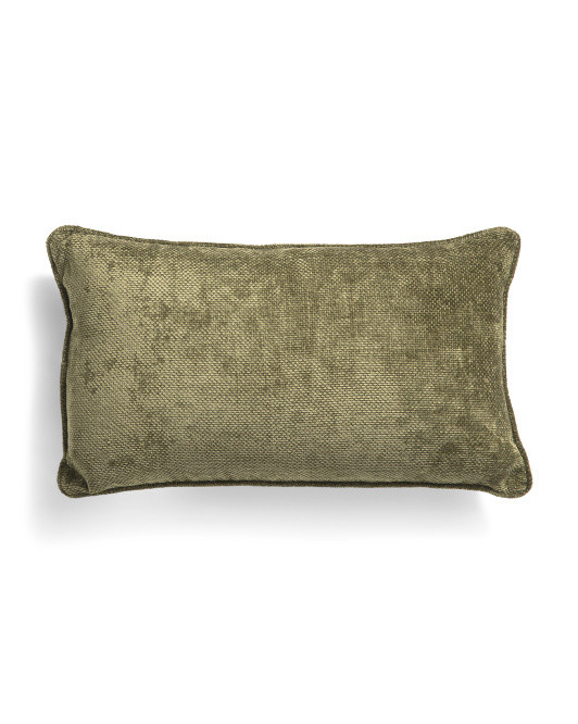 14x24 Woven Velvet Pillow | TJ Maxx