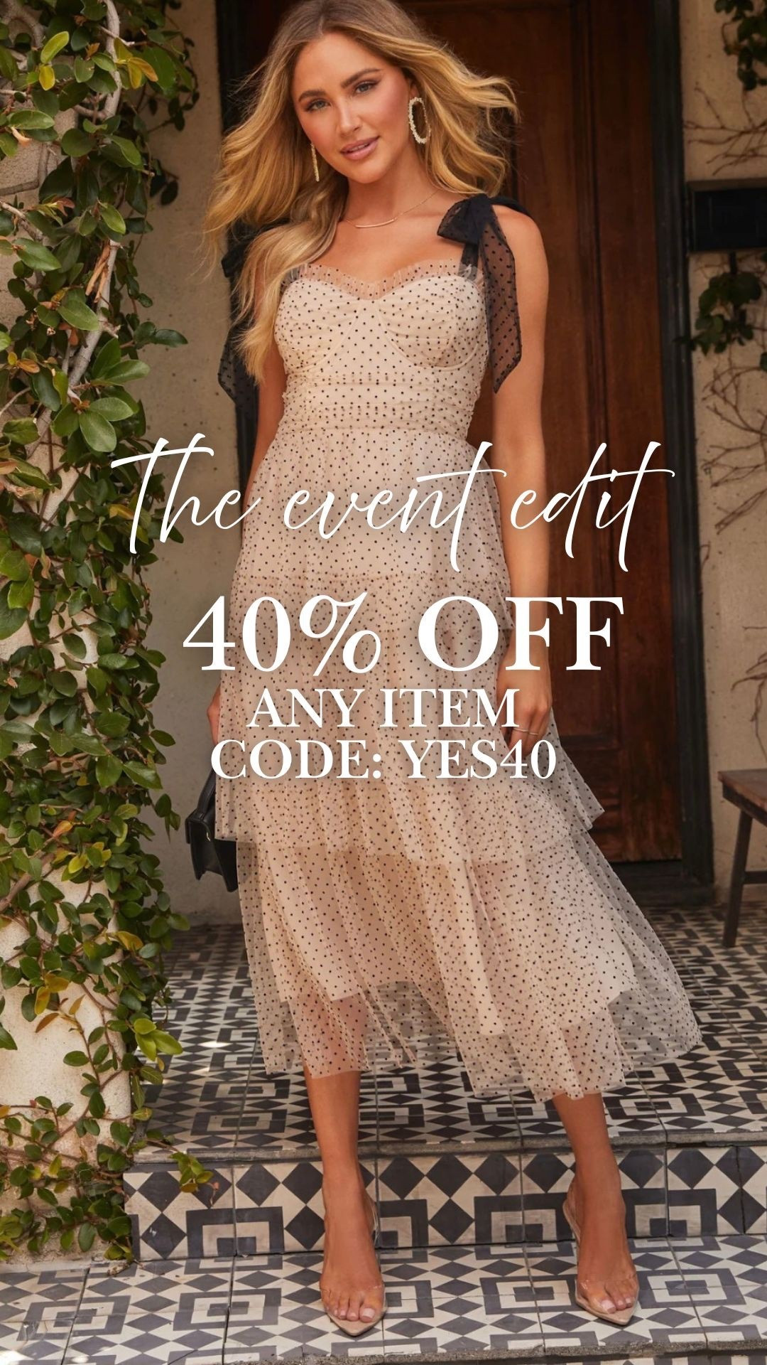 Dresses, heels, clutches, handbags 

#LTKSaleAlert #LTKFestival #LTKootd