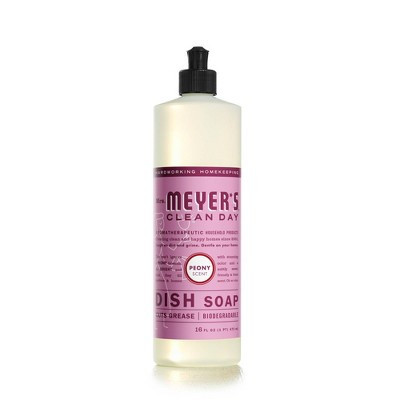 Mrs. Meyer's Clean Day Peony Scented Dish Soap - 16 fl oz | Target