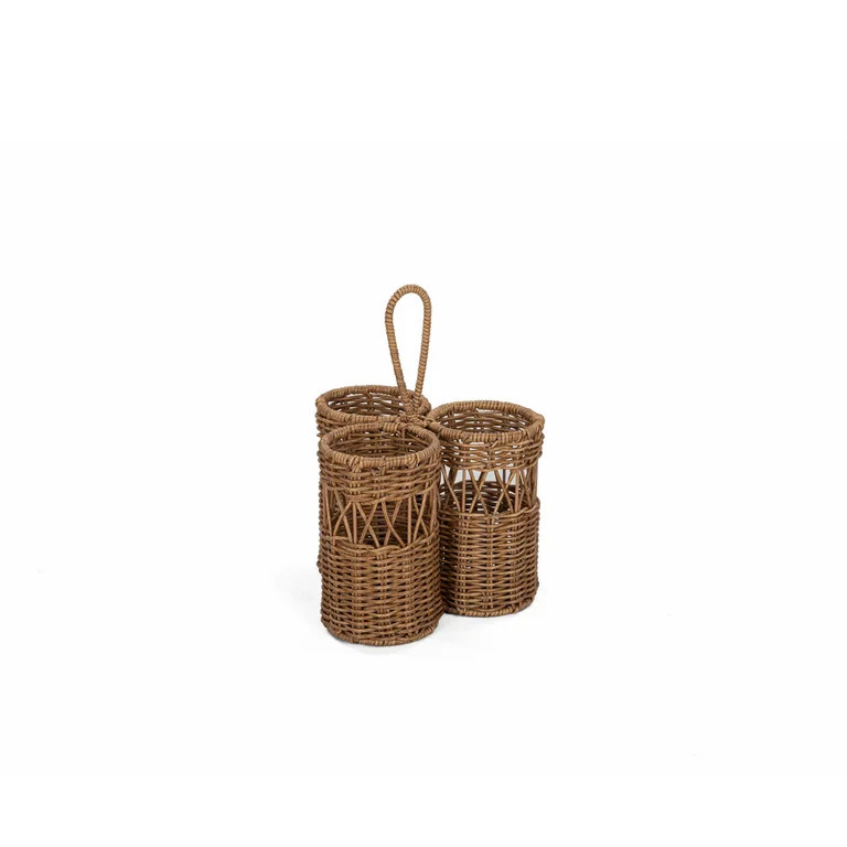 Better Homes & Gardens Rattan Wine Caddy | Walmart (US)