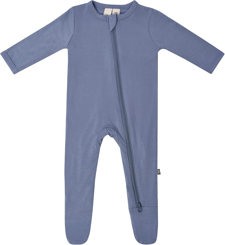 KYTE BABY Soft Bamboo Rayon Footies, Zipper Closure, 0-24 Months | Amazon (US)