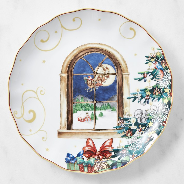 'Twas the Night Before Christmas Dinner Plates | Williams-Sonoma