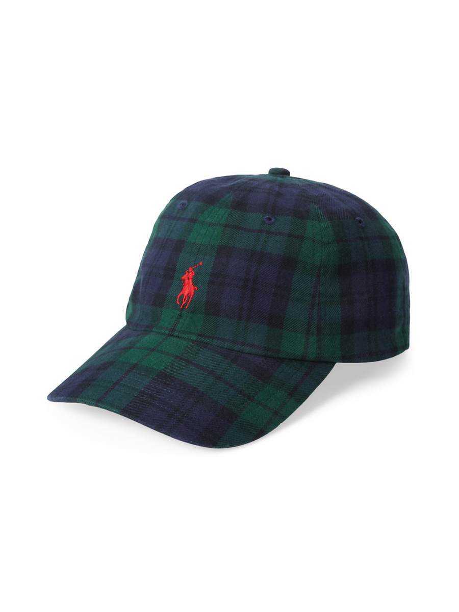 Men's Classic Plaid Baseball Cap - Navy Green Multi | Saks Fifth Avenue