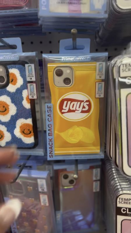 Snack bag iPhone cases and more from Five Below. iPhone cases, phone accessories, tech. Only five dollars. Budget friendly, gifts for teens, gift for kids.

#LTKVideo