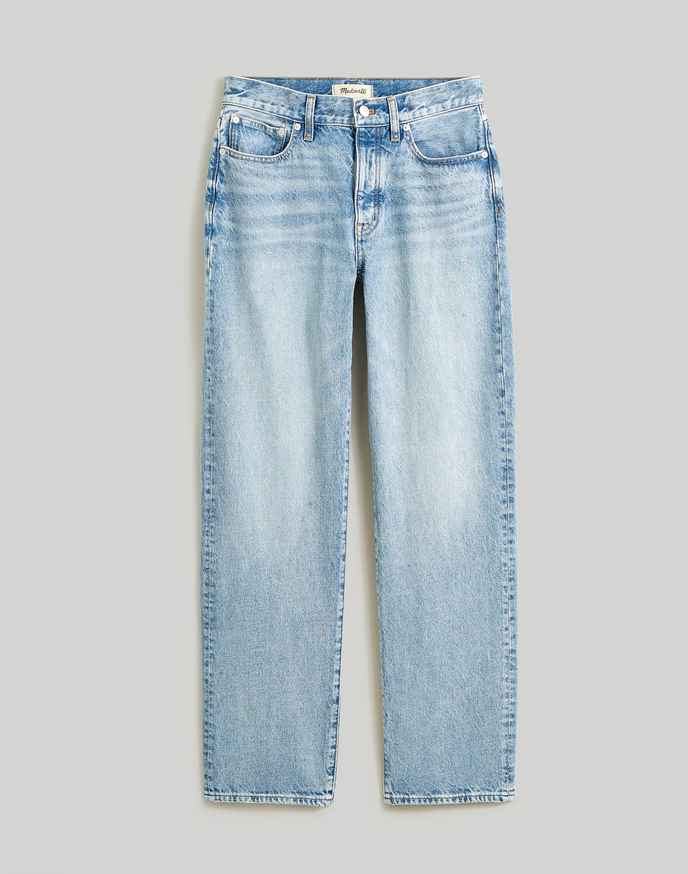 Low-Slung Straight Jeans | Madewell