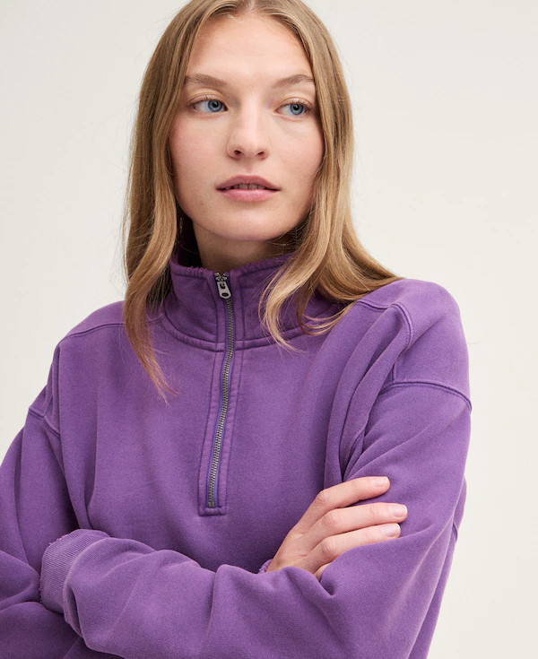 McCarren Quarter-Zip Sweatshirt | Madewell