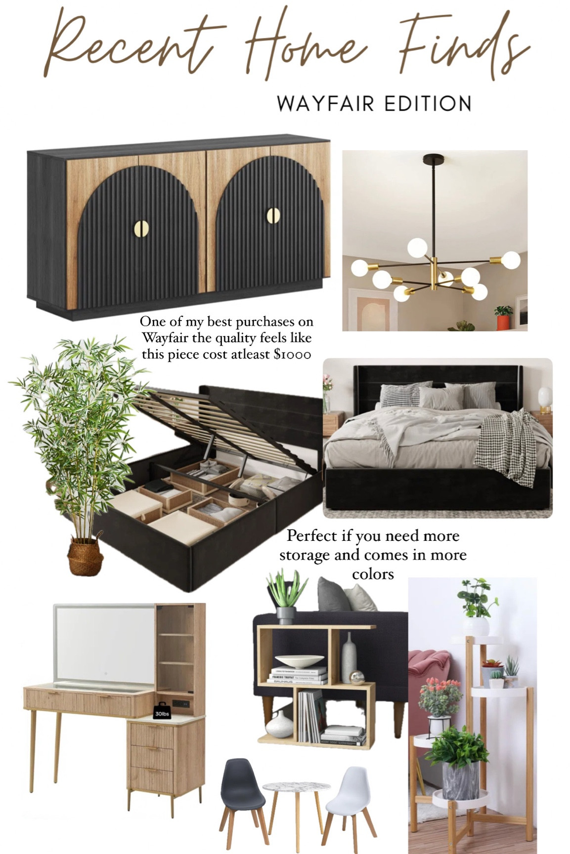 One of my best #wayfair purchases to date. So in love with every piece and the amazing #quality. 
My Wayfair vanity is out of stock but they have other colors and I also linked it from #amazon  
#wayfairhaul 

#LTKHome #LTKSaleAlert #LTKKids