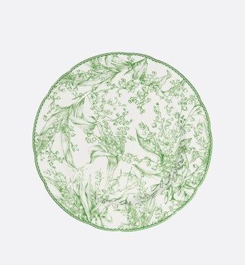 Decorative Plate Green New Lily of the Valley - Table Arrangements - Maison | DIOR | Dior Beauty (US)