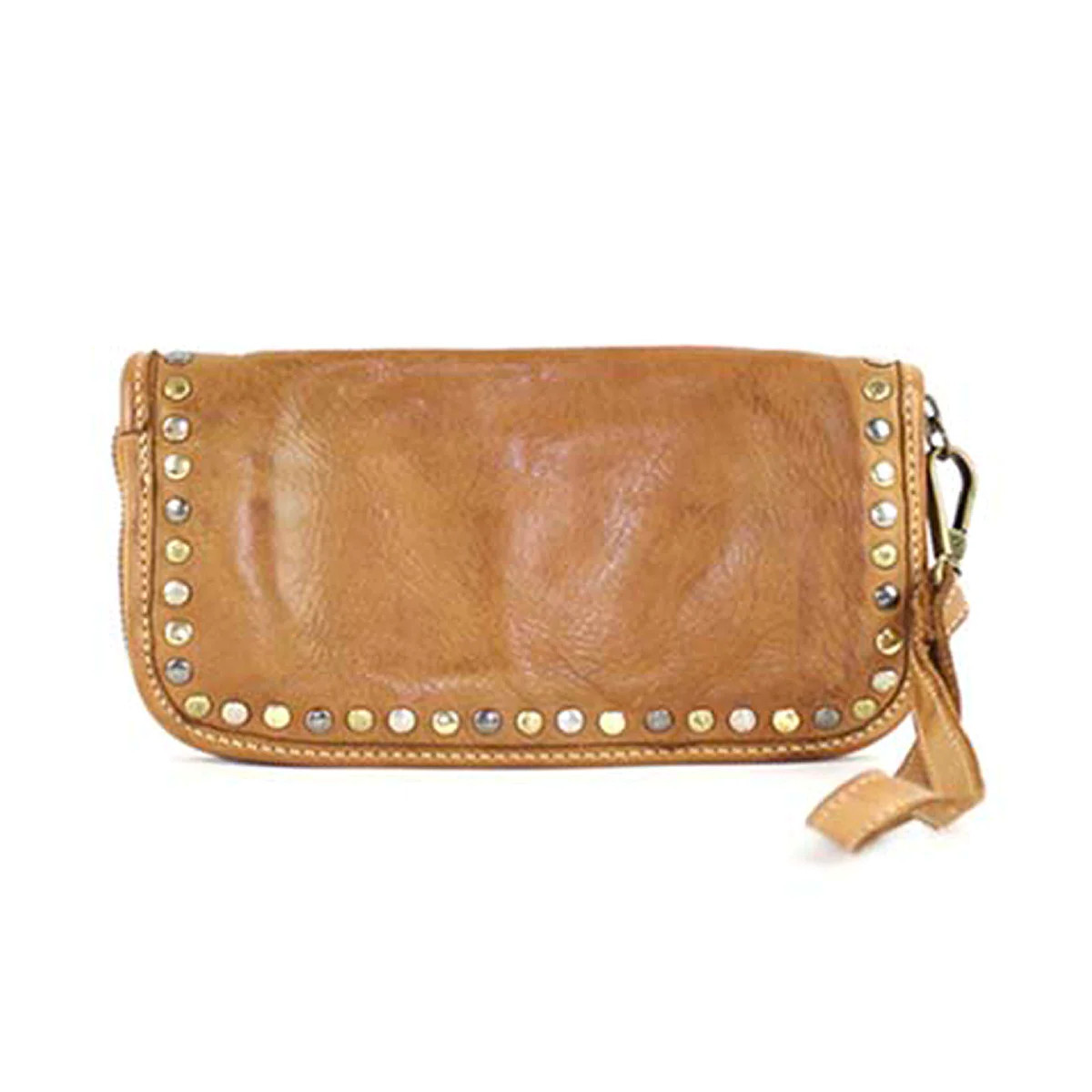 Sofia Zip Around Wallet in Cognac | Bolsa Nova Handbags