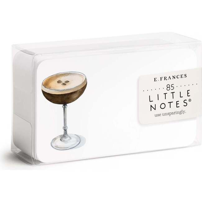 E. Frances | Set of 85 Little Notes®, Espresso Martini | Maisonette | Maisonette