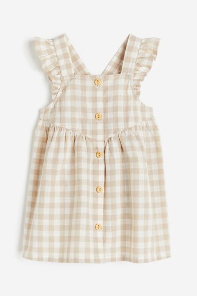 Ruffle-trimmed Cotton Dress | H&M (US)