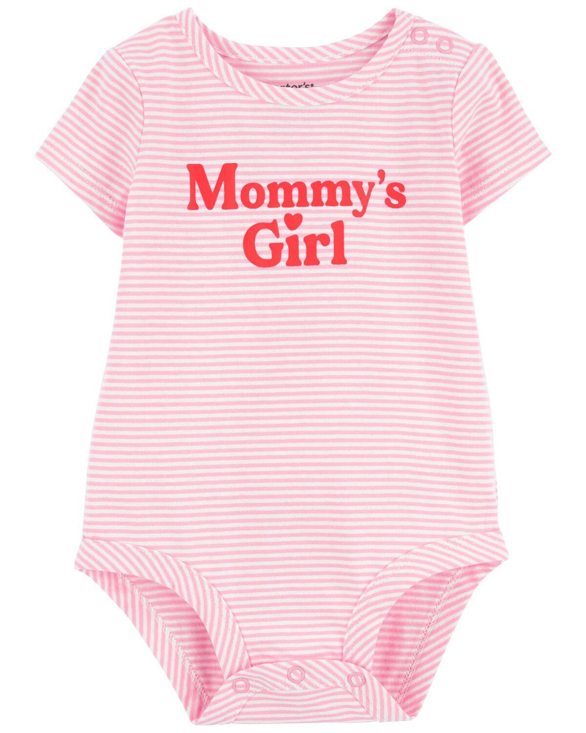 Baby Mommy's Girl Striped Cotton Bodysuit | Carter's