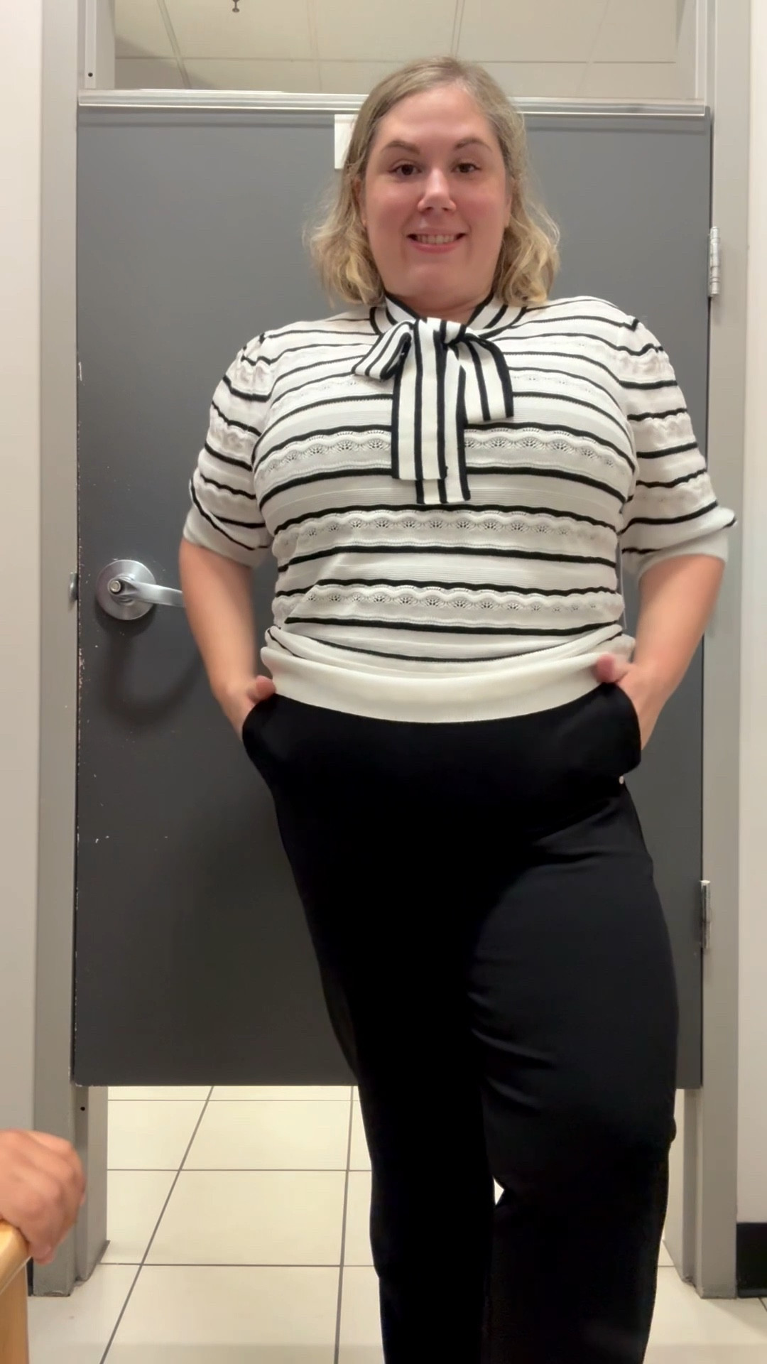 This outfit I found @jcpenney is so chic and yet the most comfortable thing I found this week. The pants are stretchy and soft but looks like a slack and this top is light enough that it doesn’t over heat you. 

#LTKFindsUnder50 #LTKPlusSize #LTKPetite