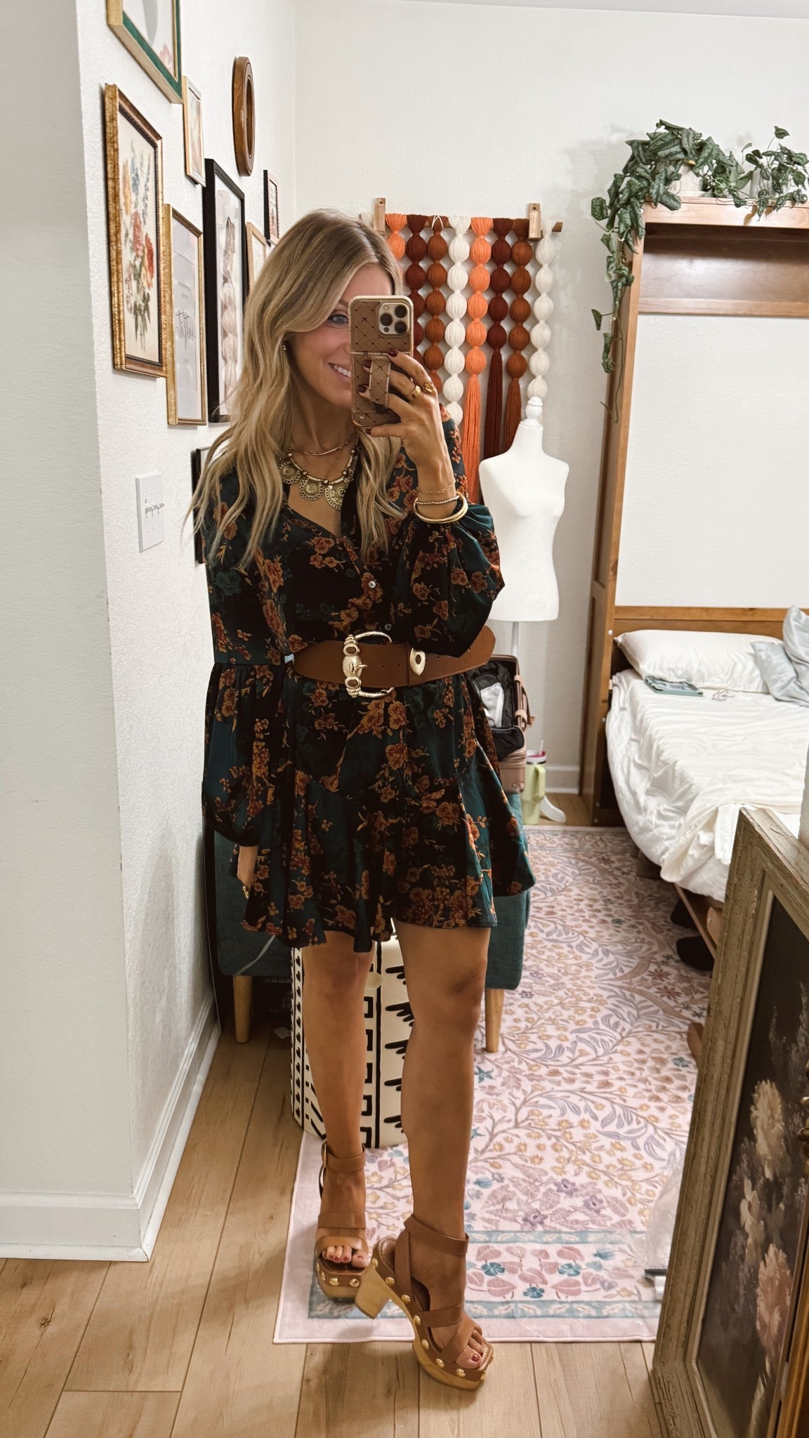 Thanksgiving fit by @balticborn — always grabbing dresses from here for special events. 25% off sitewide today  Love this one! 🤎✨

#LTKgrwm #LTKHoliday #LTKootd