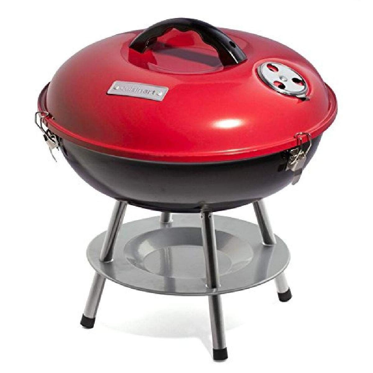 Cuisinart CCG190RB Inch BBQ, 14" x 14" x 15", Portable Charcoal Grill, 14" (Red) | Amazon (US)