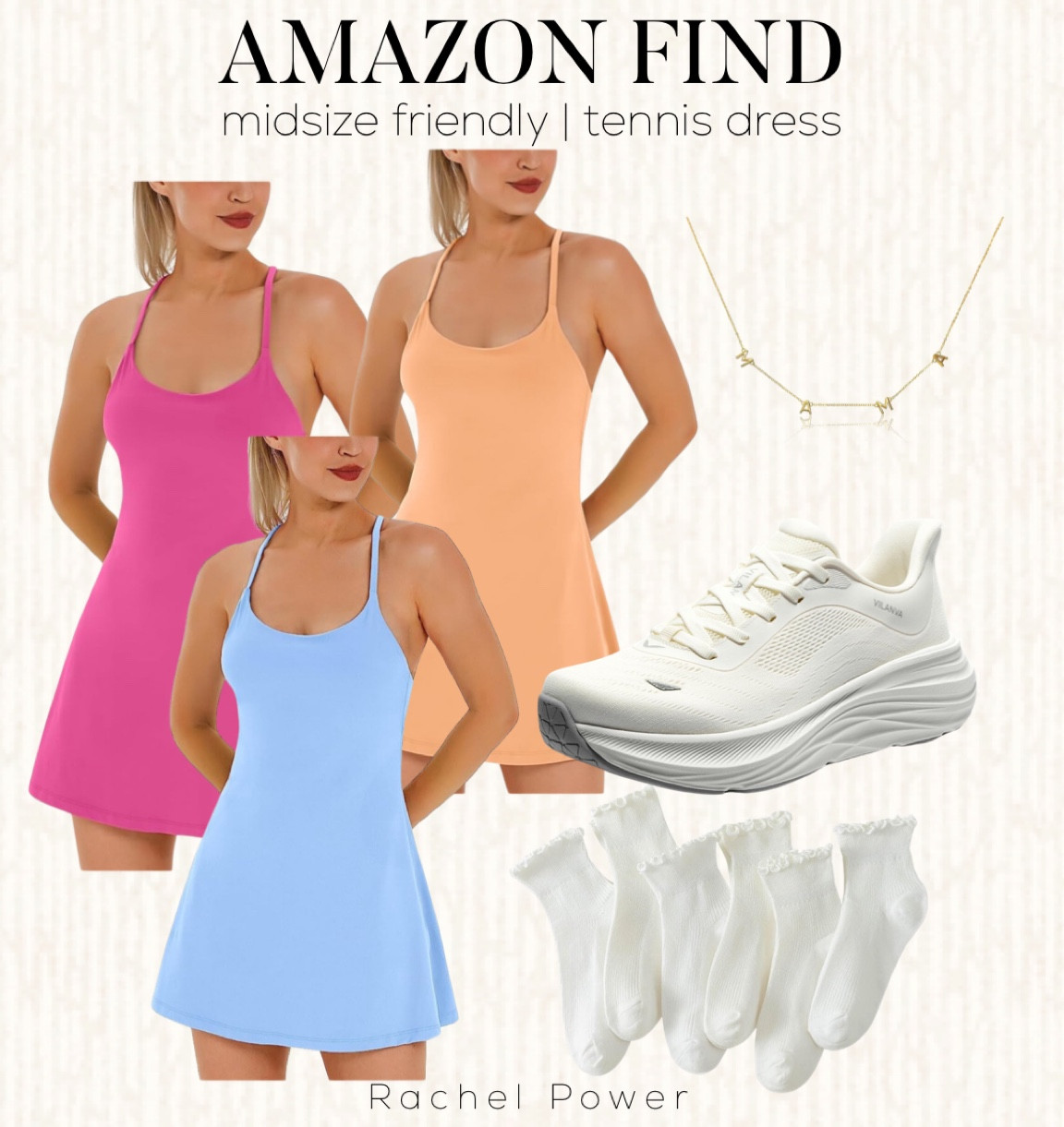 Amazon tennis dress 💞 wearing a XL! 

#LTKMidsize #LTKmomlife #LTKootd