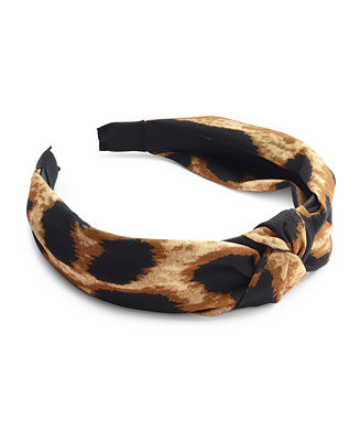 INC International Concepts Animal-Print Headband, Created for Macy's & Reviews - All Fashion Jewe... | Macys (US)