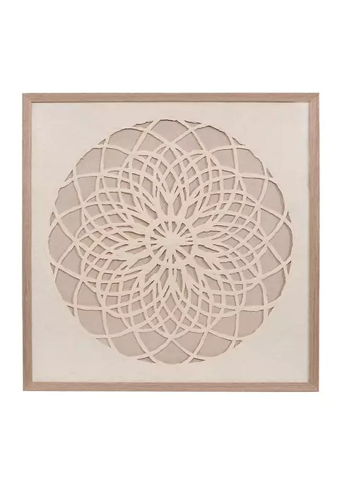 Rice Paper Spiral Framed Art | Belk