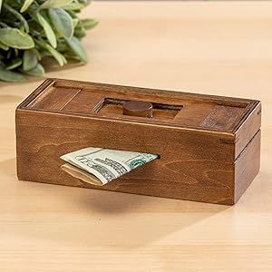 Bits and Pieces - Stash Your Cash - Secret Puzzle Box - Camouflage Your Cash Money Holder - Brain... | Amazon (US)