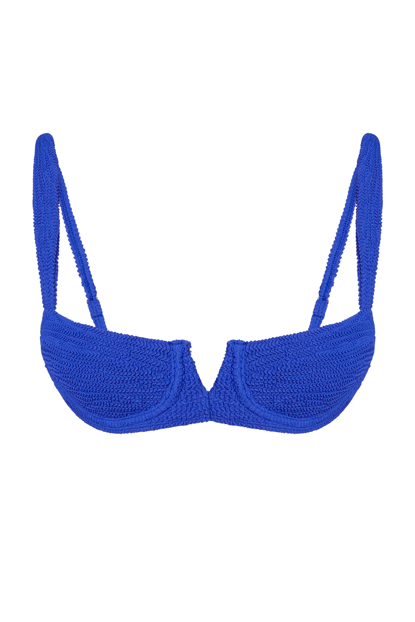 Clovelly Top - Cobalt Crinkle | Monday Swimwear