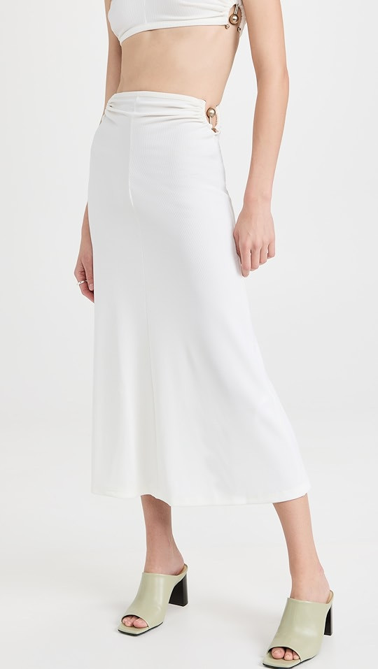 Orbit Ruched Side Buckle Skirt | Shopbop