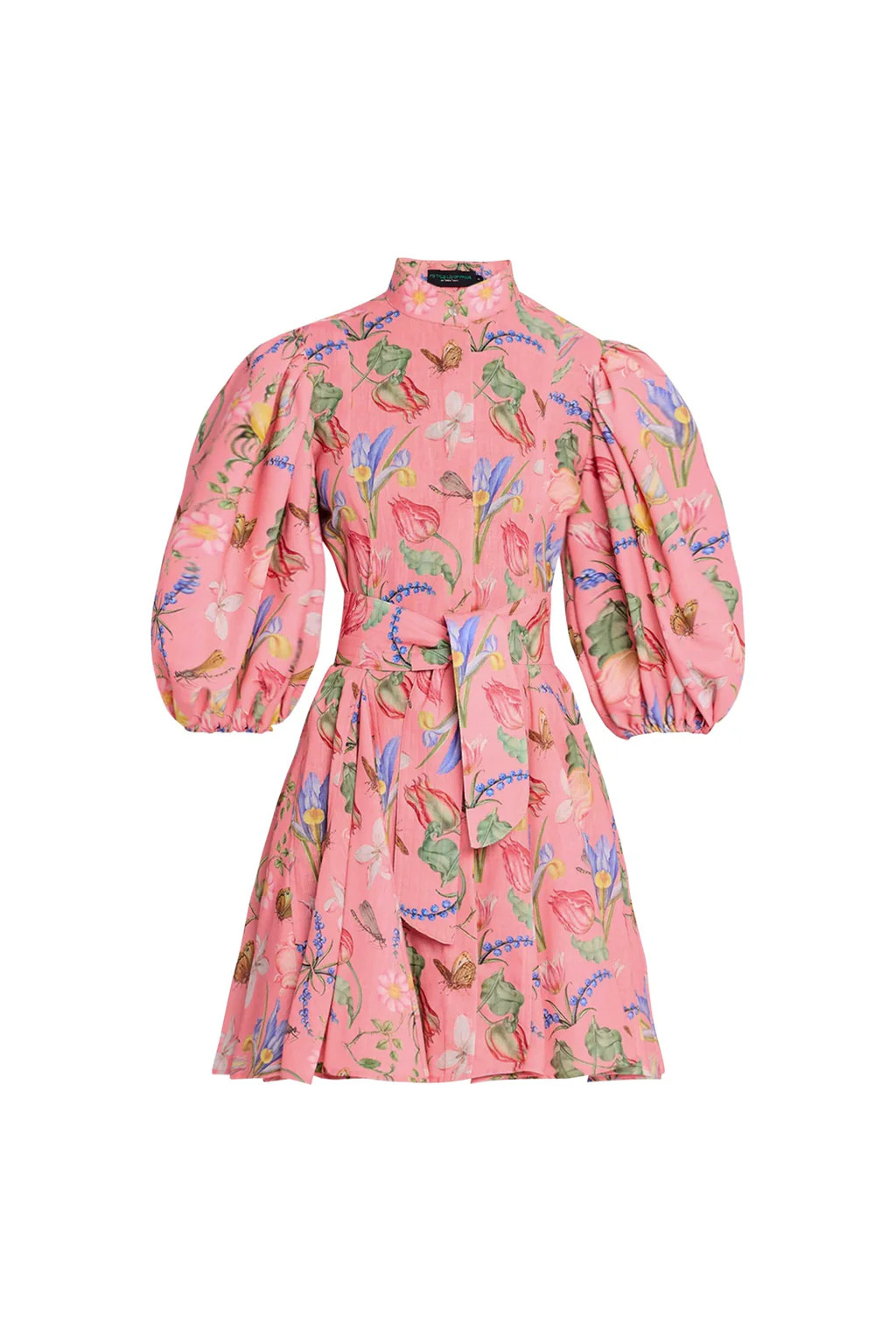 Bromelia Dress in Tulipan Coral Print | Over The Moon