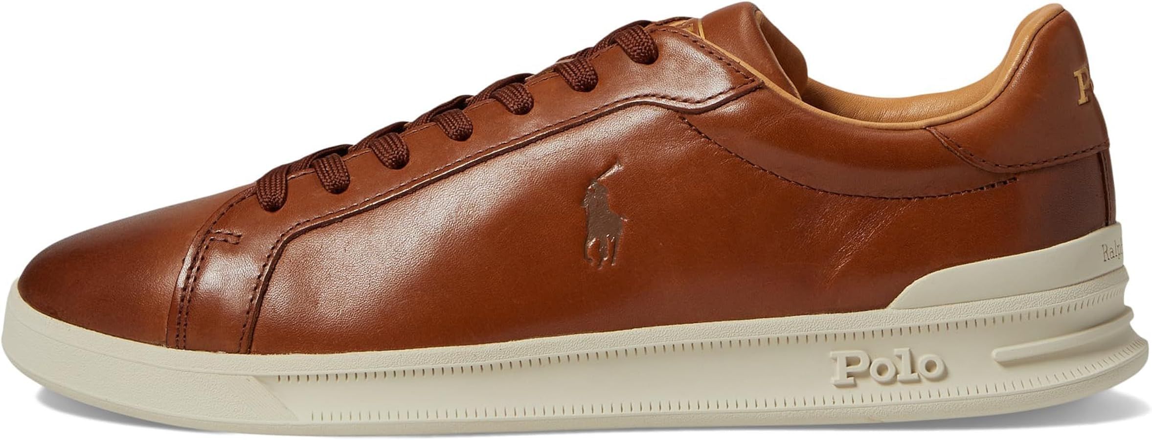 Amazon.com | Polo Ralph Lauren BRNSHD DRESS CALF-TRAIN 85-SK-ATH Polo Tan | Fashion Sneakers | Amazon (US)