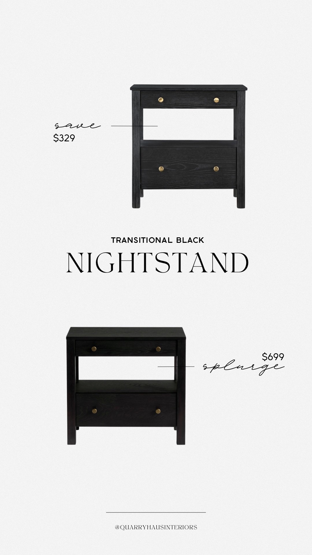 Pottery Barn Calistoga Nightstand look for less 🖤 

Perfect for modern, moody and transitional bedrooms!

#LTKHome #LTKSaleAlert