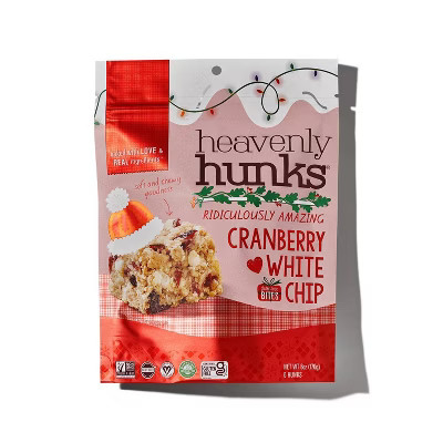 Heavenly Hunks Holiday Cranberry White Chip Cookie Bites - 6oz | Target
