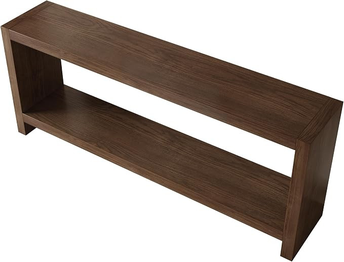 Long Console Tables for Entry Way, 63 Inch Long Wooden Entryway Table with 2-Tier Storage, Farmho... | Amazon (US)