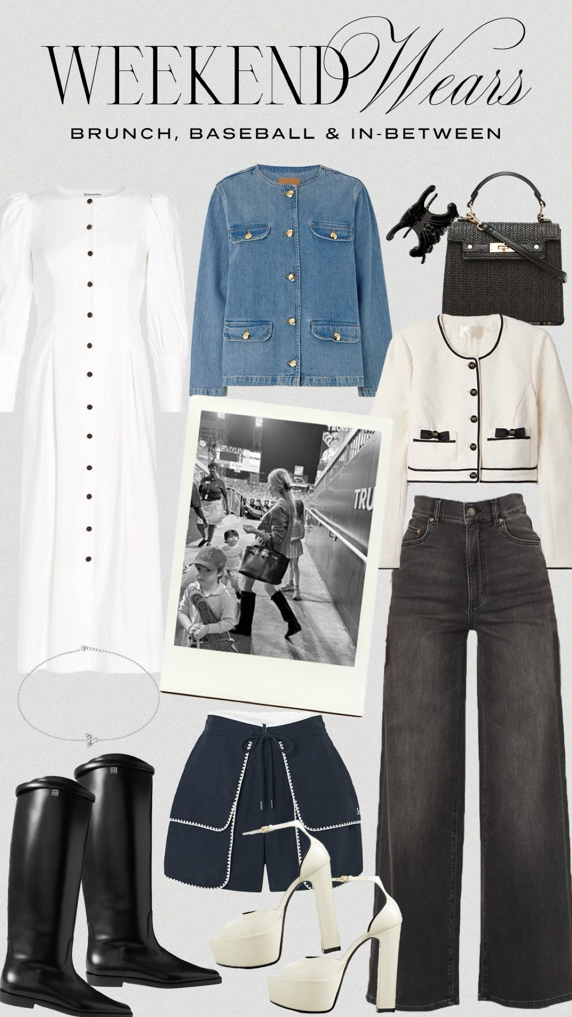 Here are all my favorite pieces I wore over the weekend! As we all know, these Toteme boots are a favorite, and the Reformation Halia dress is carrying me through another Fall!