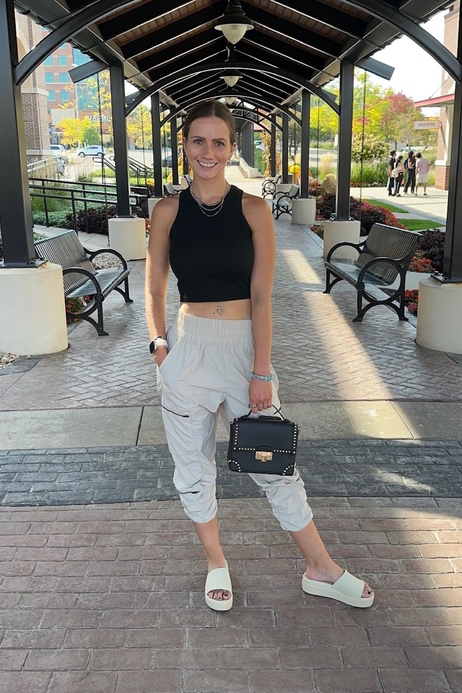 Girls Day! Simple neutrals for a capsule wardrobe. I have these joggers in black also. 

#LTKSeasonal #LTKshoecrush