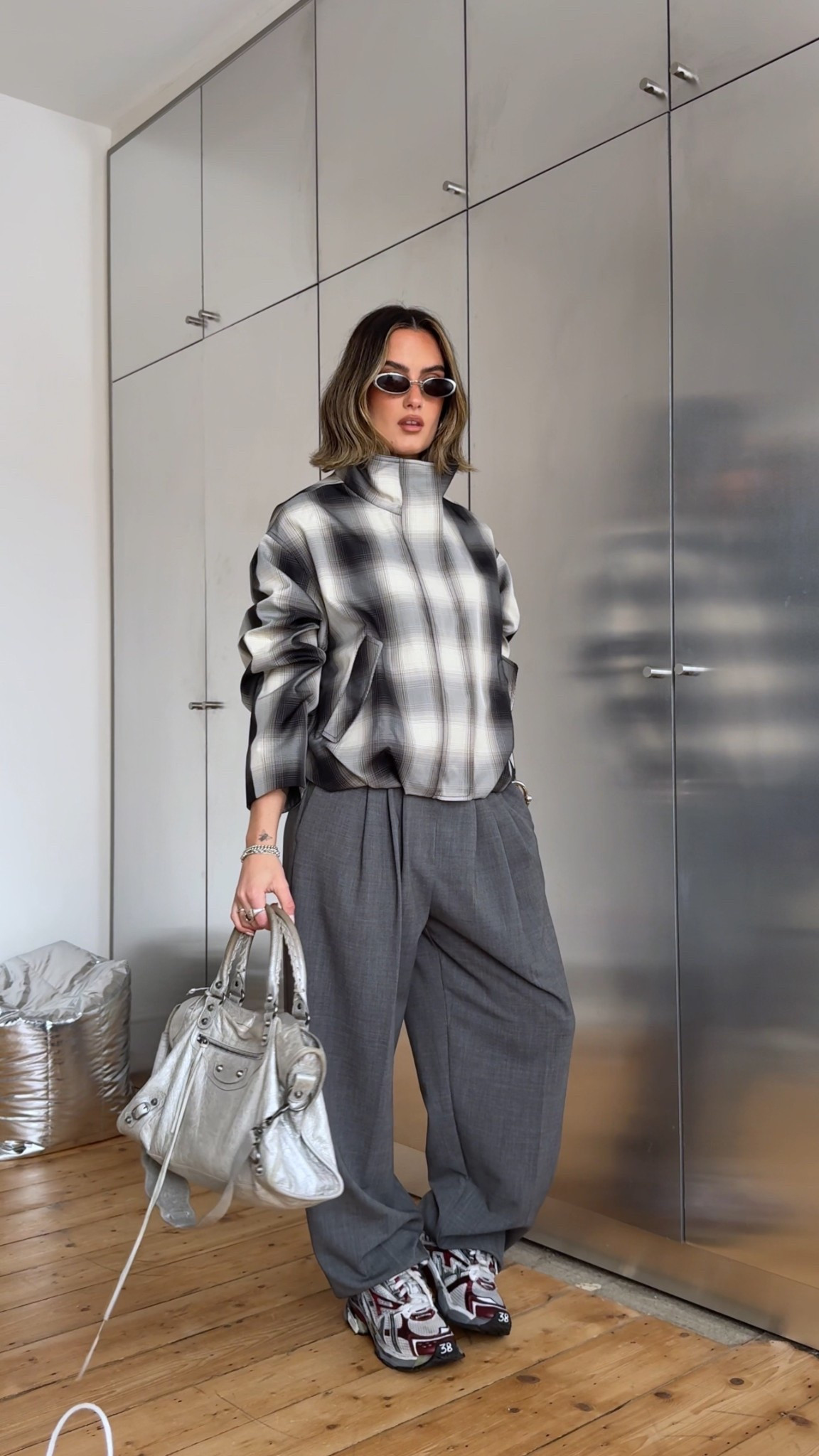 Check jacket, funnel neck jacket, grey trousers, tailored trousers

#LTKuk #LTKspring #LTKeurope