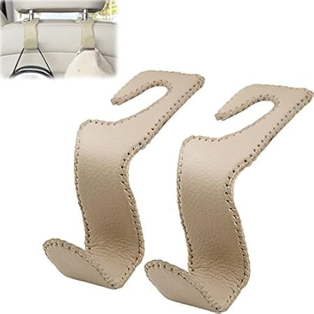 【2021 Upgraded】Car Purse Hook, 2 in 1 Car Seat Headrest Hooks Durable Hanger Storage Holder L... | Amazon (US)