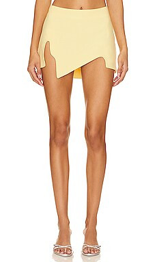 Mother of All Charlotte Skirt in Yellow from Revolve.com | Revolve Clothing (Global)