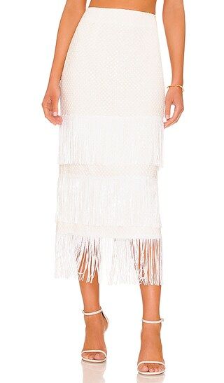 Water Lily Skirt in Ivory | Revolve Clothing (Global)