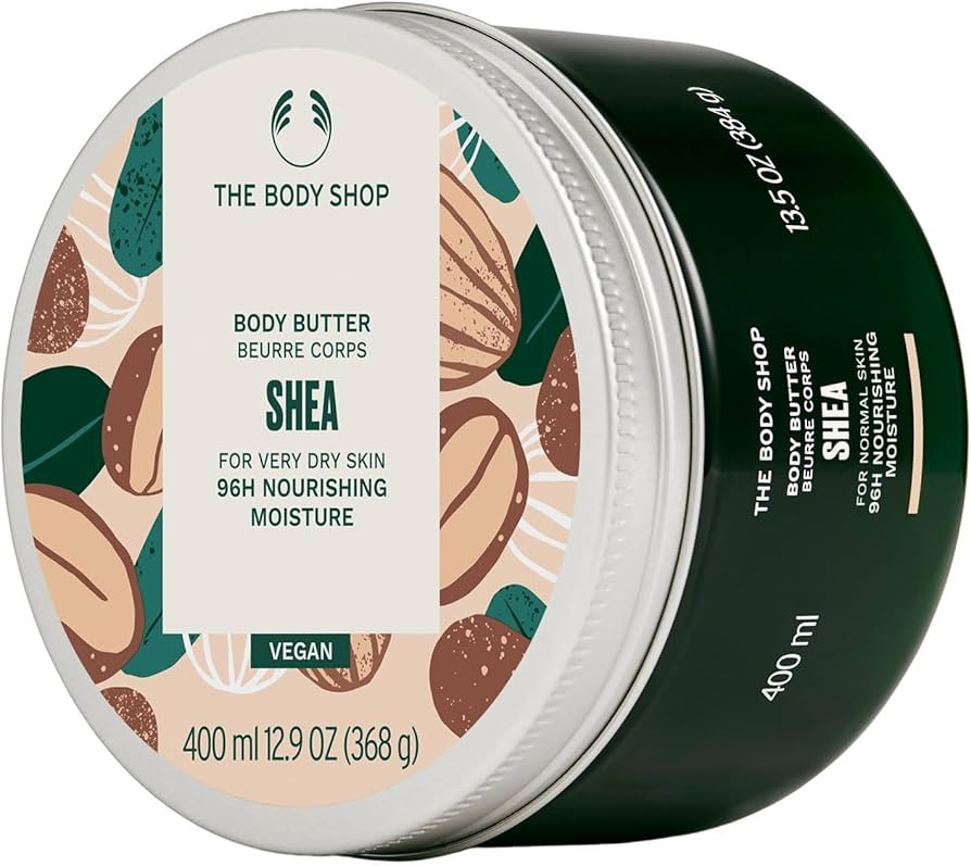 The Body Shop Shea Body Butter – Hydrating & Moisturizing Skincare for Very Dry Skin – Vegan ... | Amazon (US)