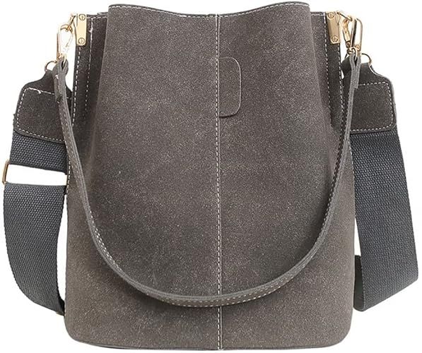Bucket Bag for Women Girls Designer Shoulder Bag Large Capacity Handbag Leather Crossbody Purse C... | Amazon (US)