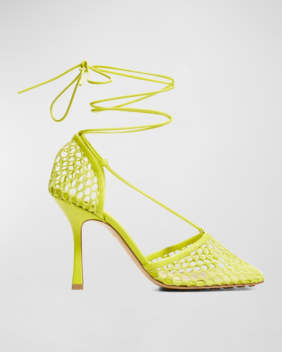 Bottega Veneta Mesh Stretch Sandals | Neiman Marcus