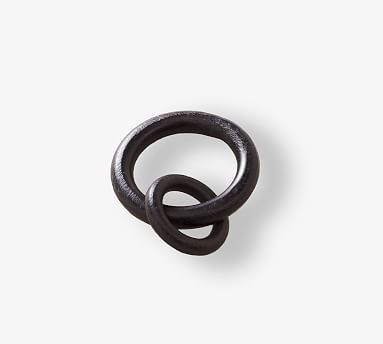 Cast Iron Black Curtain Round Rings | Pottery Barn (US)