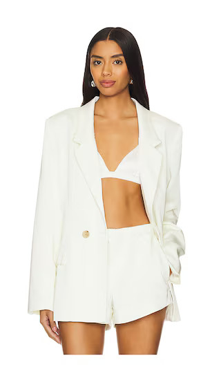 Jackie Blazer in Ivory | Revolve Clothing (Global)