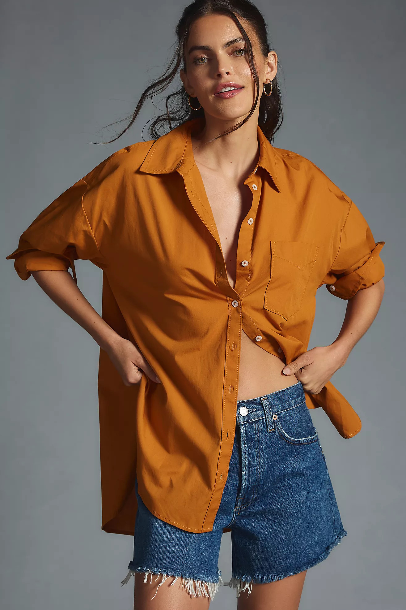 The Bennet Buttondown Shirt by Maeve | Anthropologie (US)