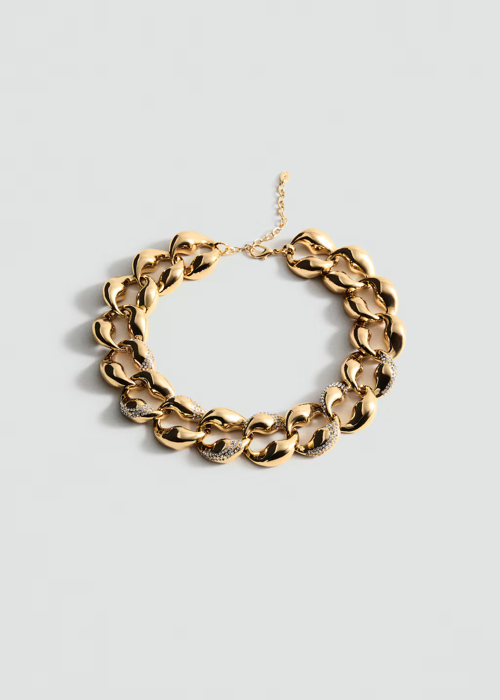 Pendant with rhinestone links - Women | MANGO USA | Mango (US/MX/AU)