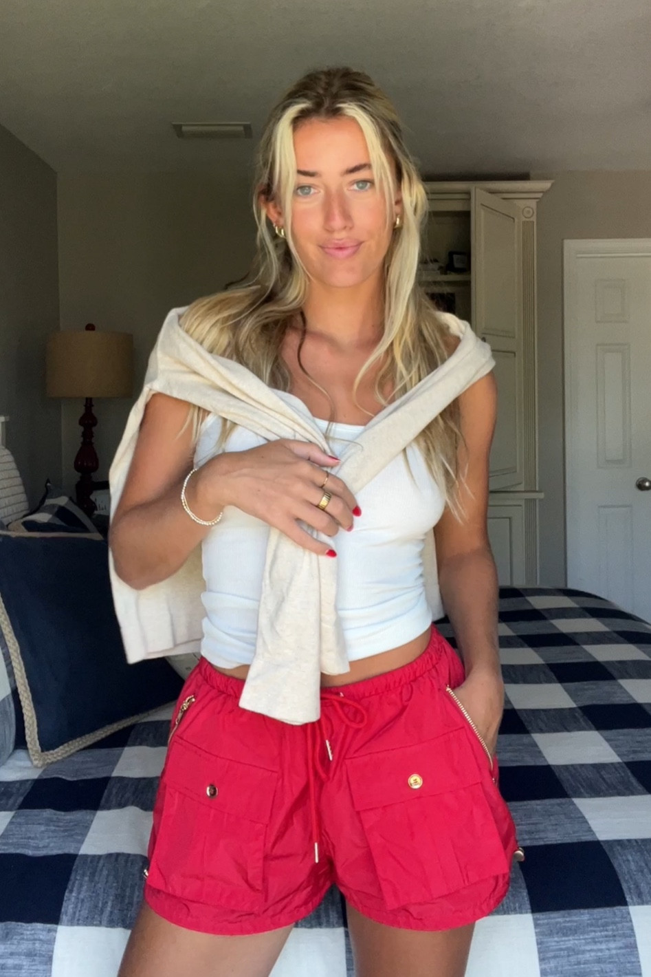 red cargo shorts and lobster sweater🦞🇺🇸

#LTKSummerSales #LTKStyleTip #LTKSeasonal