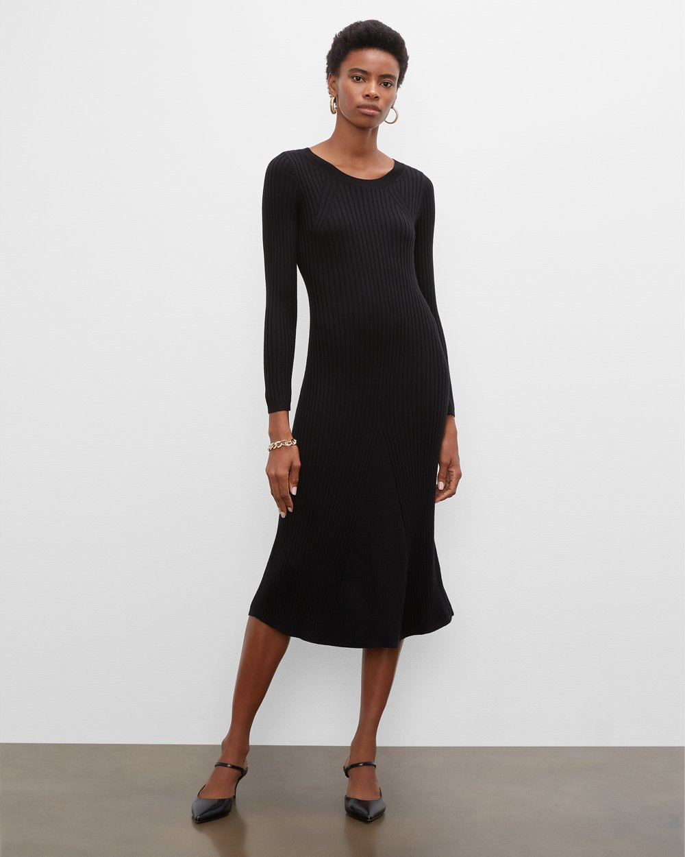 Slim Long Sweater Dress | Club Monaco (Global)