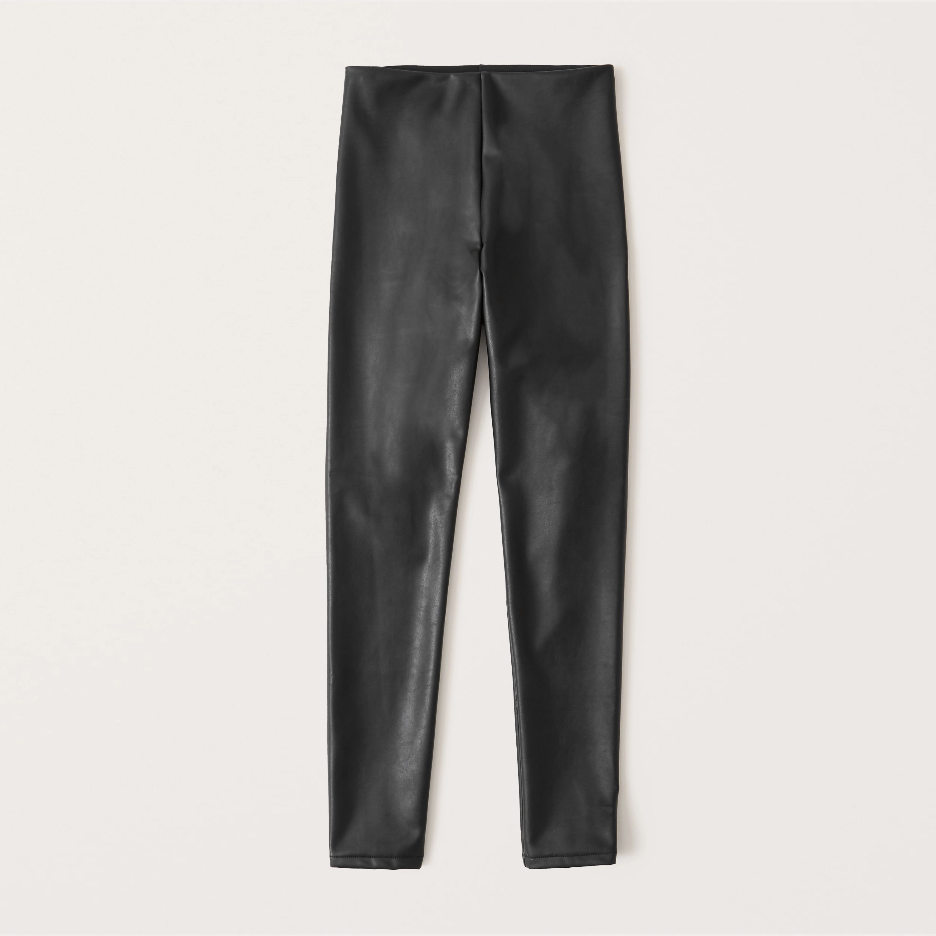 Vegan Leather Leggings | Abercrombie & Fitch (US)